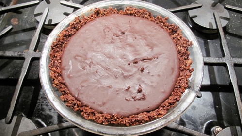Impress your guests with this easy chocolate tart.